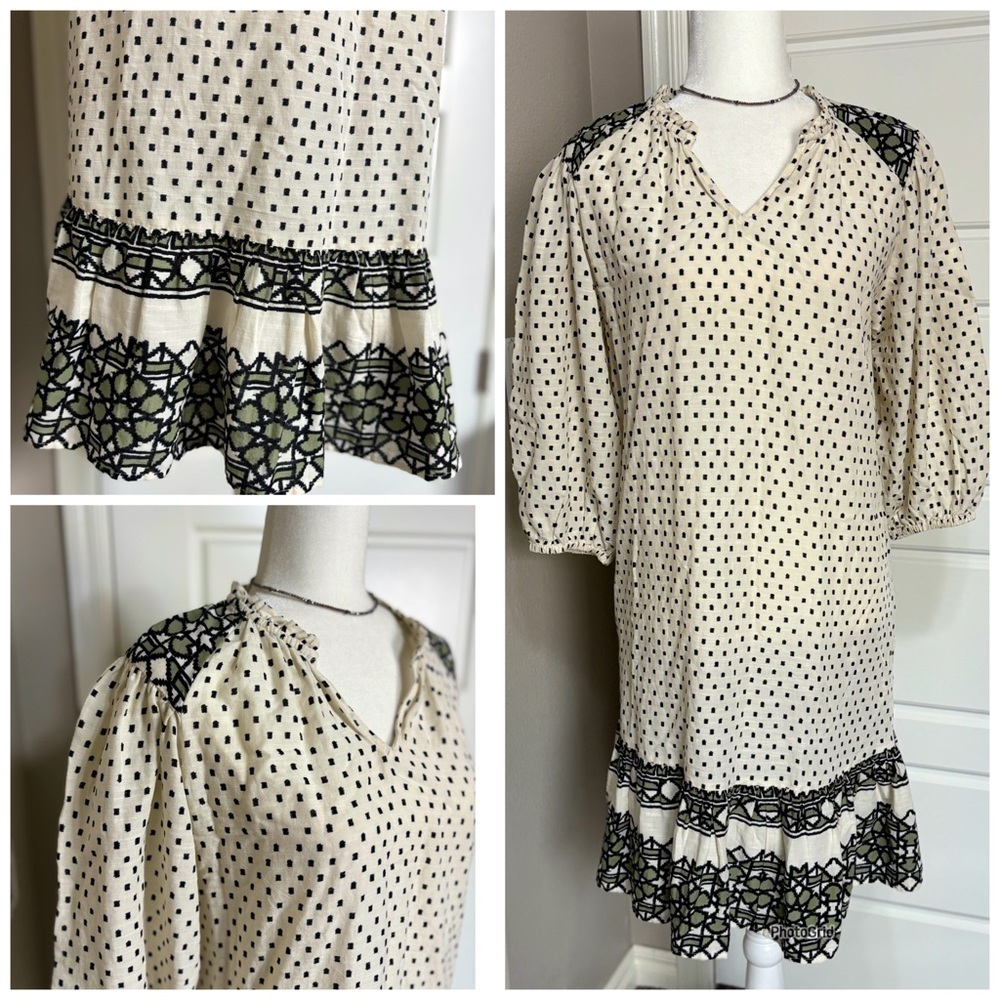 Knox Rose 3/4 Sleeve A Line Dress
